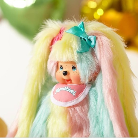 AM I MONCHHICHI? RARE NEW IN BOX LONG HAIRED PASTEL GIRL MONKEY 100% AUTHENTIC - Picture 9 of 11
